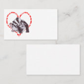 CARTE DE VISITE BADGER HEART (Devant / Derrière)
