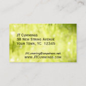 Carte De Visite Badminton prêt à aller (Dos)