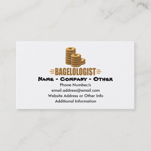 Carte De Visite Bagages amusants (Devant)