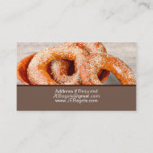 Carte De Visite Bagel Store Café Livraison (Dos)