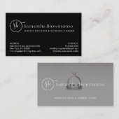 Carte De Visite Bague de bijoux Wedding planner de superposition p (Devant / Derrière)