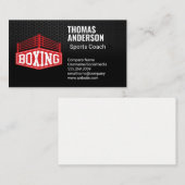 Carte De Visite Bague de boxe | Sports compétitifs (Devant / Derrière)