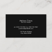 Carte De Visite Bague double or (Dos)