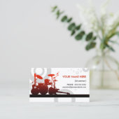 Carte De Visite bagues de batteur et de guitare (Debout devant)