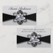 Carte De Visite bagues de fiançailles organisation de mariage (Devant / Derrière)