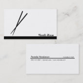 Carte De Visite Baguettes (Devant / Derrière)