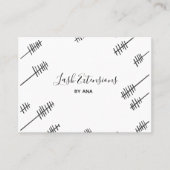 Carte De Visite Baguettes magiques simples d'extension de mèche (Devant)