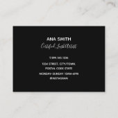 Carte De Visite Baguettes magiques simples d'extension de mèche (Dos)