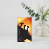 Carte De Visite Baid Bass Headstock Light Flare Musicien (Debout devant)