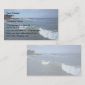 Carte De Visite Baie de Monterey, la Californie (Devant / Derrière)