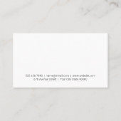 Carte De Visite Baies | Personnes travaillant (Dos)