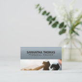 Carte De Visite Baies | Texture métallique (Debout devant)