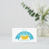 Carte De Visite Baigneoires Shampoing Mousse Spa (Debout devant)