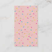 Carte De Visite BAIGNER DRIPS FROSTING Sprinkings modernes et colo (Dos)
