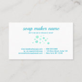 Carte De Visite Baignoire Spa Bubble Shampoing (Dos)