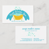 Carte De Visite Baignoire Spa Bubble Shampoing (Devant / Derrière)