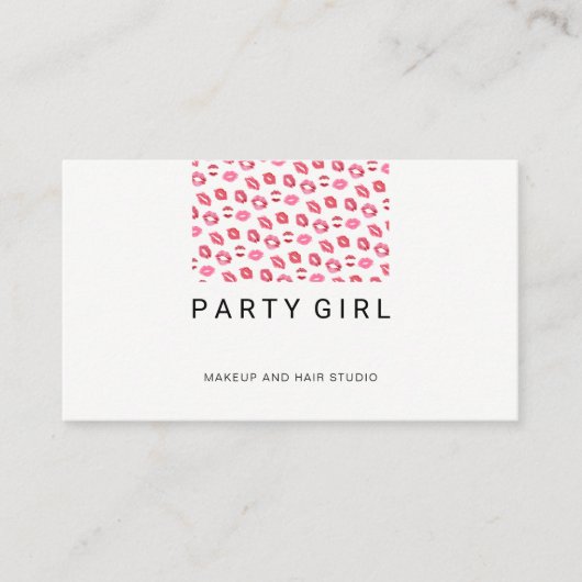 Carte De Visite Bain à lèvres / Salon (Devant)