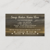 Carte De Visite Bain à savon artisanal Bain Bio Botanique (Dos)