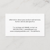 Carte De Visite Baise à lèvres Staines (Dos)