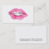 Carte De Visite Baiser à lèvres (Devant / Derrière)