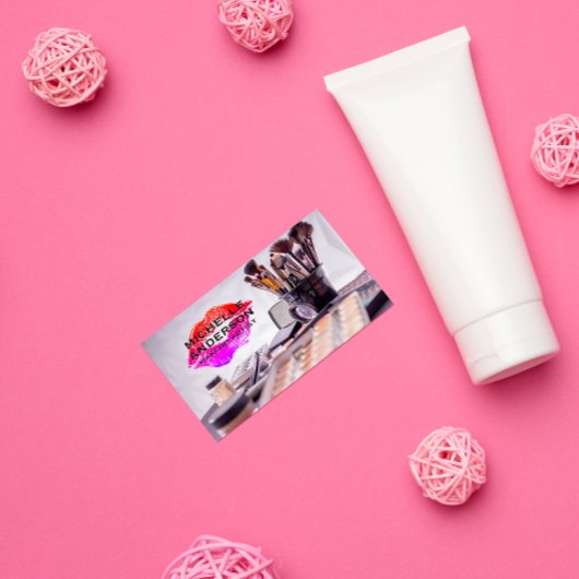 Carte De Visite Baiser à lèvres | Maquiller les brosses