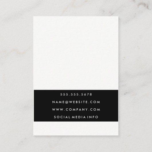 Carte De Visite Baiser bleu chic à lèvres (Dos)