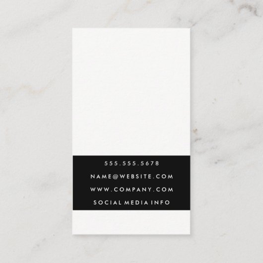 Carte De Visite Baiser bleu chic à lèvres (Dos)