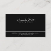 Carte De Visite Baiser d'aquarelle (Dos)