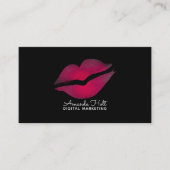 Carte De Visite Baiser d'aquarelle (Devant)