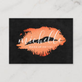 Carte De Visite Baiser impressionnant (Devant)