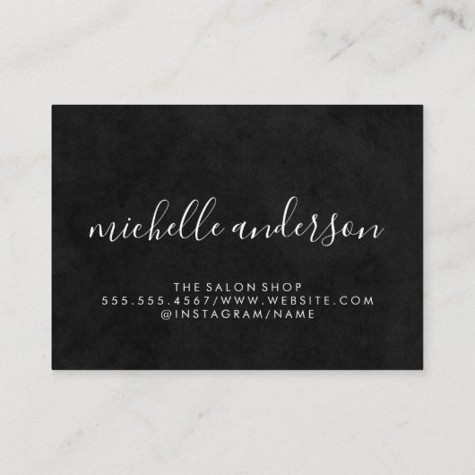 Carte De Visite Baiser impressionnant (Dos)