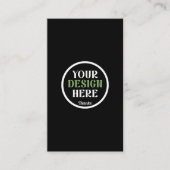 Carte De Visite baiser personnalisé, unique, élégant et minimalist (Devant)