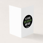 Carte De Visite baiser personnalisé, unique, élégant et minimalist (Extérieur)