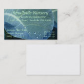 Carte De Visite Baisses de rosée (Devant / Derrière)