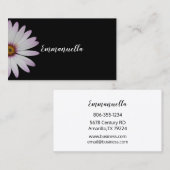 Carte De Visite Baisy noir et blanc (Devant / Derrière)