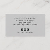 Carte De Visite Baker (Dos)