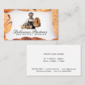 Carte De Visite Baker | Baguettes et pâtisseries (Devant / Derrière)