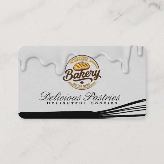 Carte De Visite Baker Bread | Pastries | Whisk (Devant)