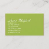 Carte De Visite Baker Cup Gâteaux Boulangerie Douceur Traitements (Dos)