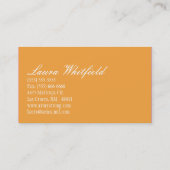 Carte De Visite Baker Cup Gâteaux Boulangerie Douceur Traitements (Dos)