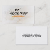 Carte De Visite Baker | Épingle et fouet (Devant / Derrière)