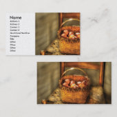 Carte De Visite Baker - Fraises fraîches (Devant / Derrière)