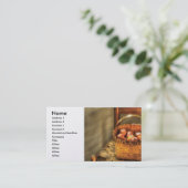 Carte De Visite Baker - Fraises fraîches (Debout devant)