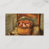 Carte De Visite Baker - Fraises fraîches (Dos)