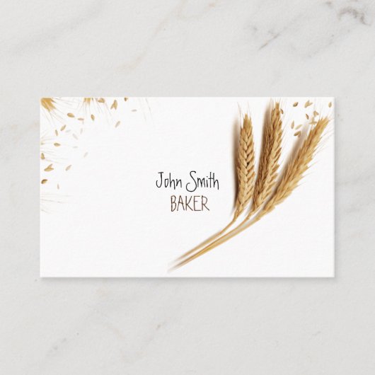 Carte De Visite Baker (panadero) tarjeta visita (Devant)