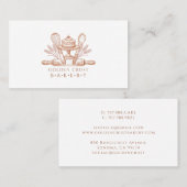 Carte De Visite Baker Pastry Chef Baking Tools (Devant / Derrière)