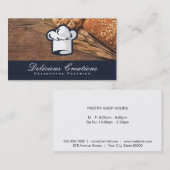 Carte De Visite Baker | Pâtisserie (Devant / Derrière)