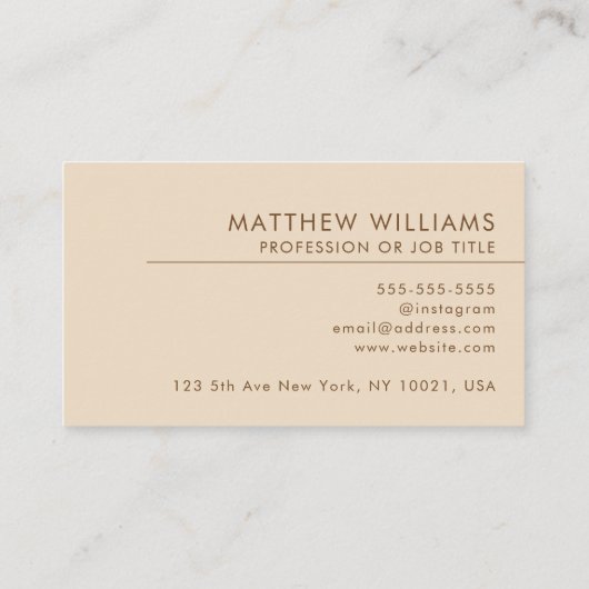 Carte De Visite Baker Professional QR Code Logo Moderne (Dos)