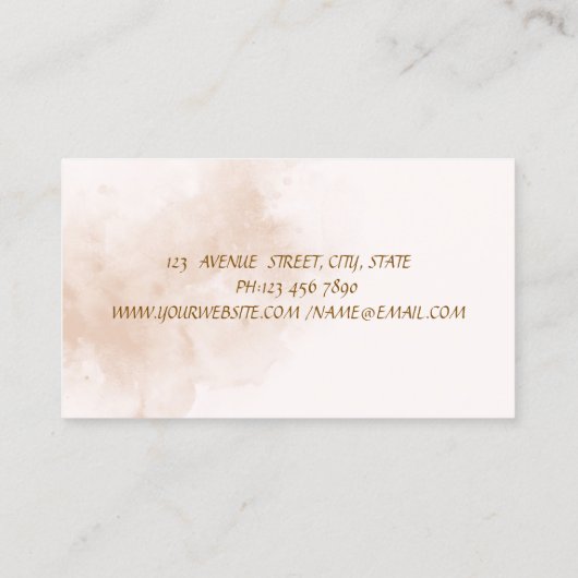 Carte De Visite Bakery (Dos)