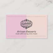 Carte De Visite Bakery Baker Pastry Chef (Devant)
